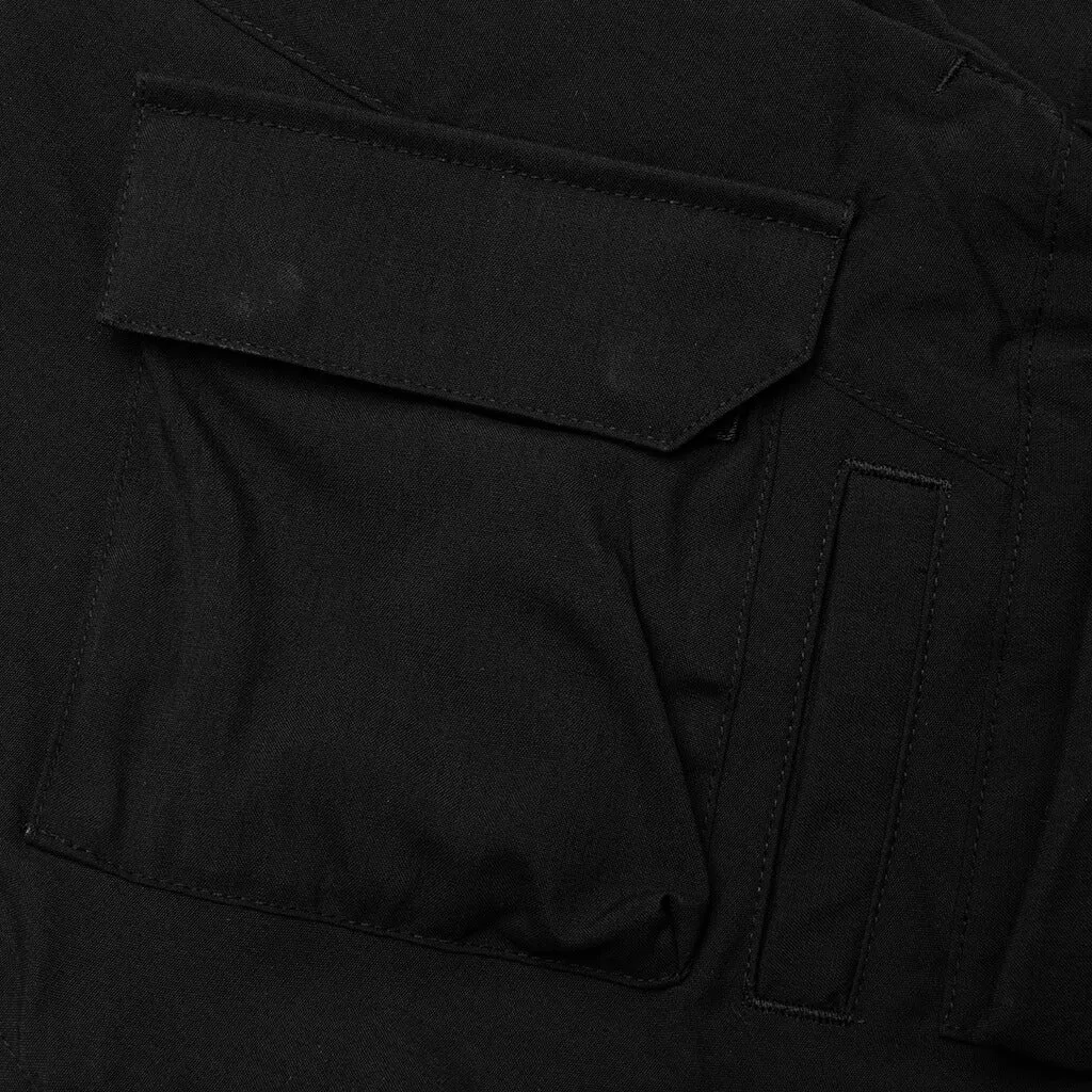 Nylon Stretch BDU Short Pant - Black