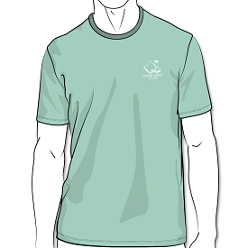 OGA Badge UNISEX Graphic Tee - Seafoam