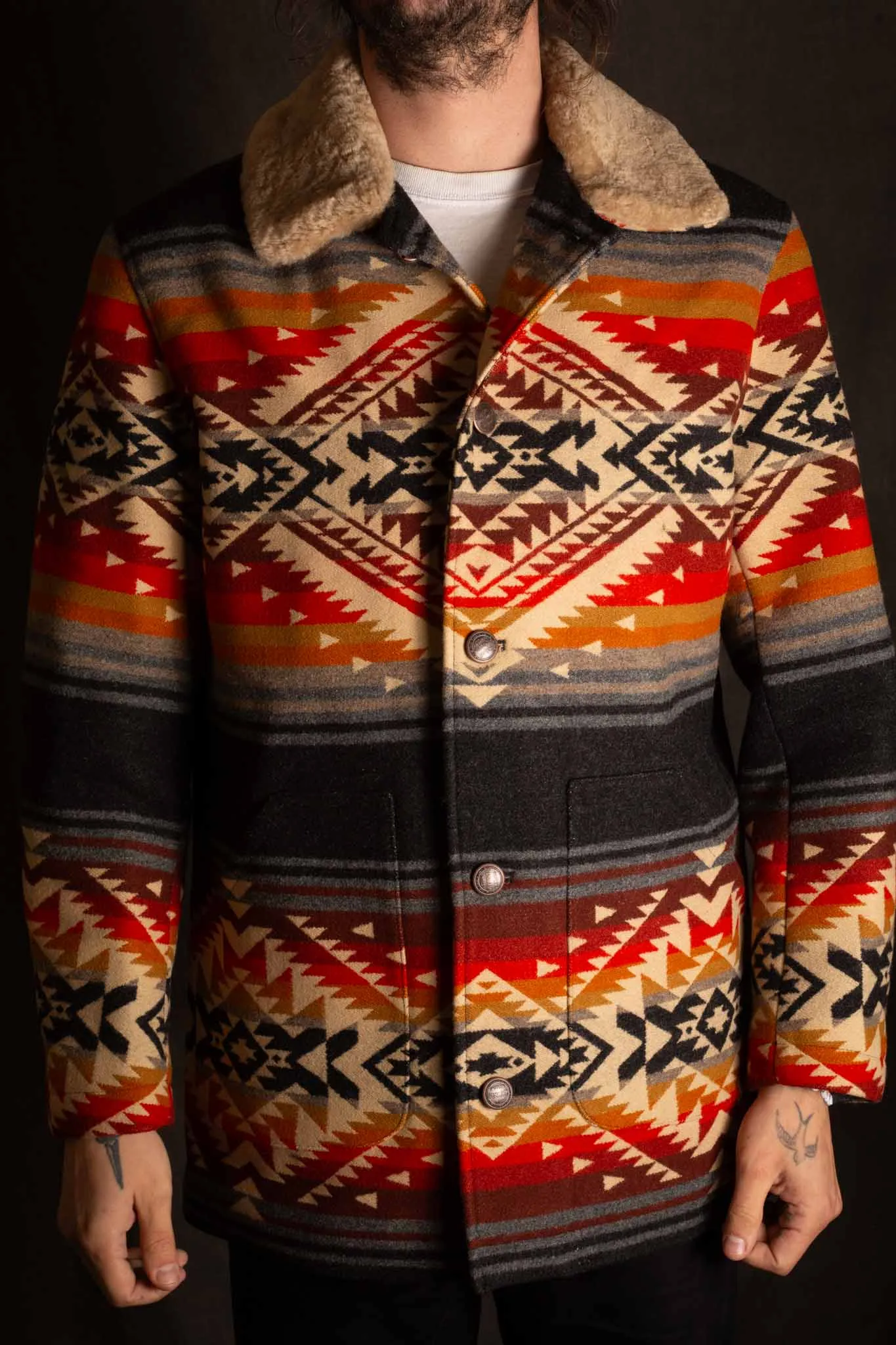 Pendleton Brownsville Coat – Bridge Creek Red