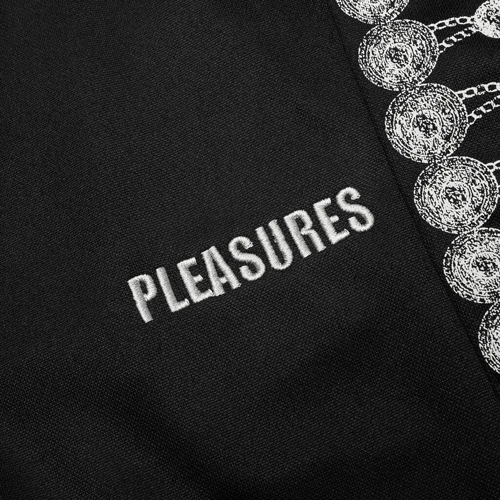 Pleasures Buttons Track Pant - Black