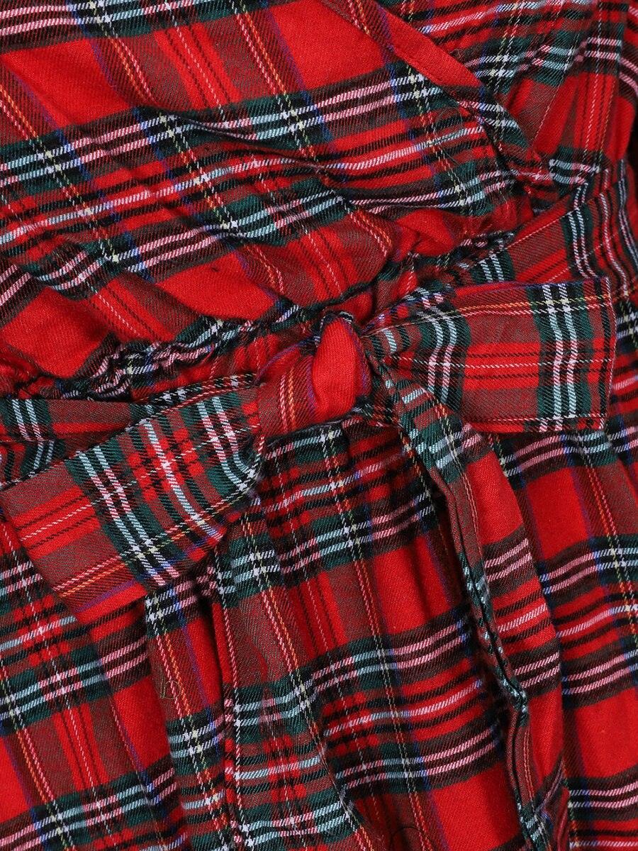 Plus Size Plaid Party Dress