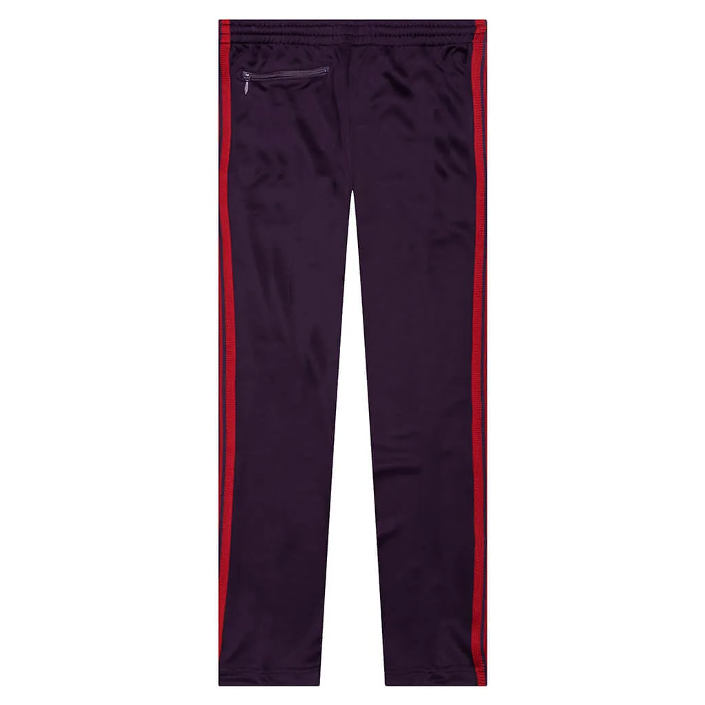 Poly Smooth Narrow Track Pant - Purple