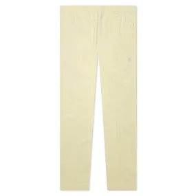 Poly Track Pant - Pale Yellow