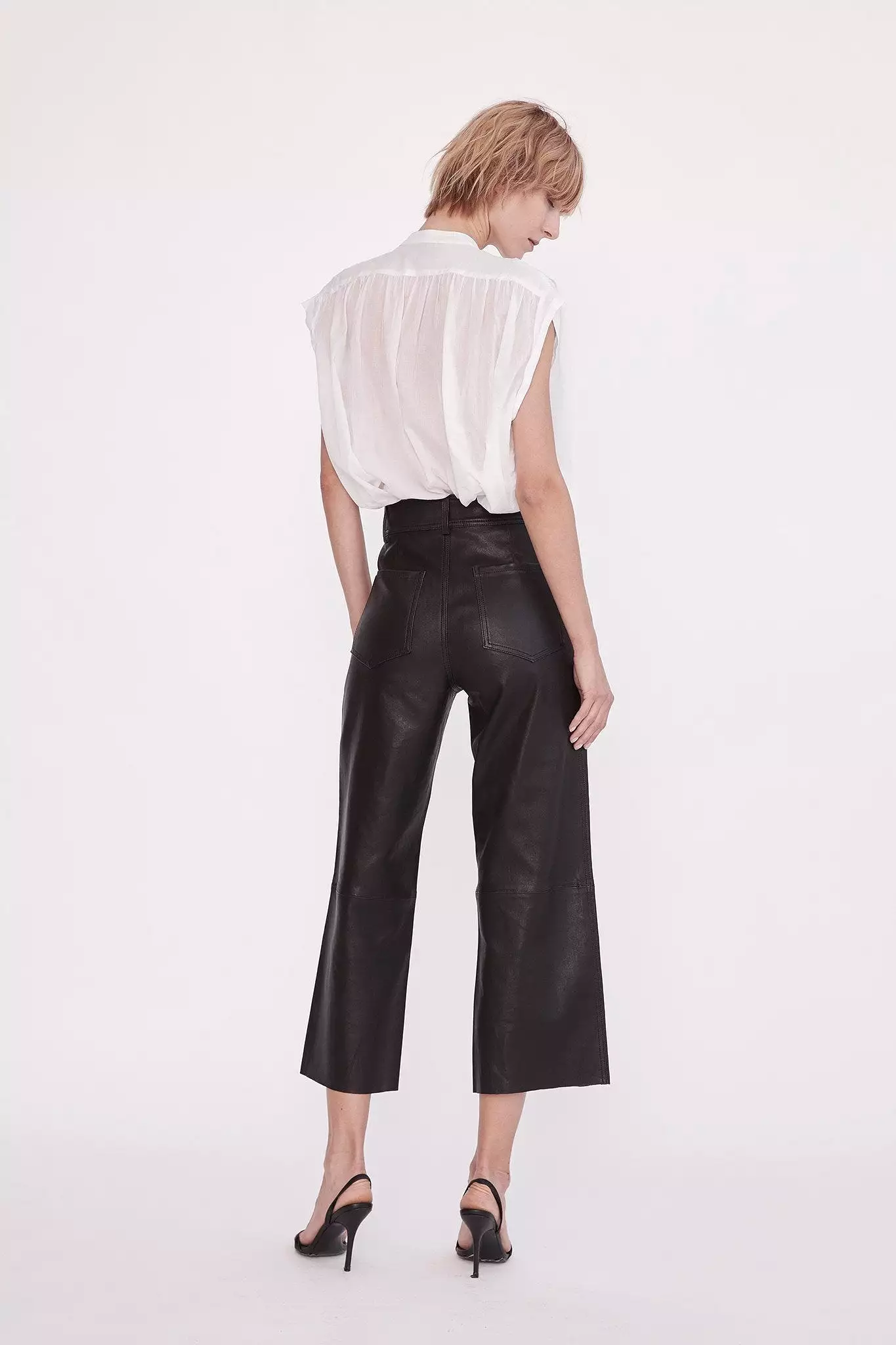 Prospect Pant Black Stretch Leather