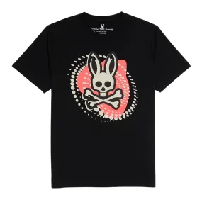 Psycho Bunny Hurell Graphic Tee (Black)