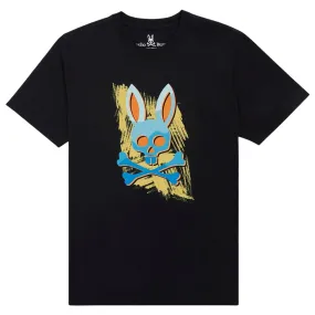 Psycho Bunny Surrell Graphic Tee (Black)