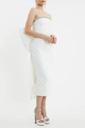 Rebecca Vallance Alpine Bow Midi Dress