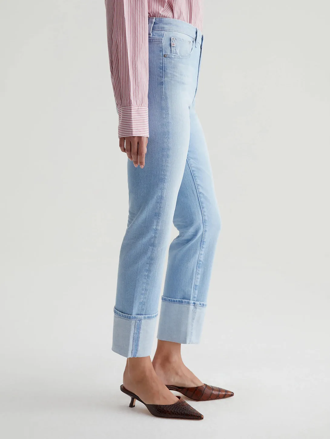 Saige Straight Crop Jean - 24 Years Sunkissed