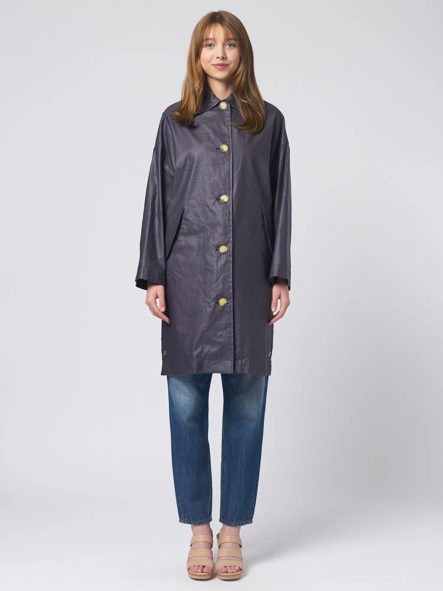 Salina Lib Coat Navy 