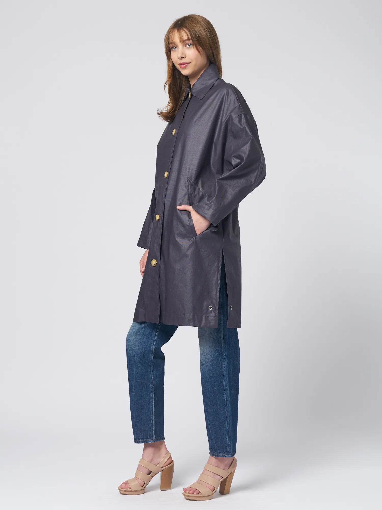 Salina Lib Coat Navy 