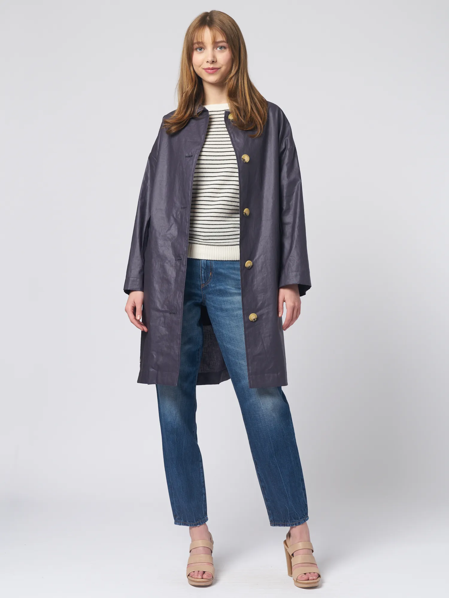 Salina Lib Coat Navy 