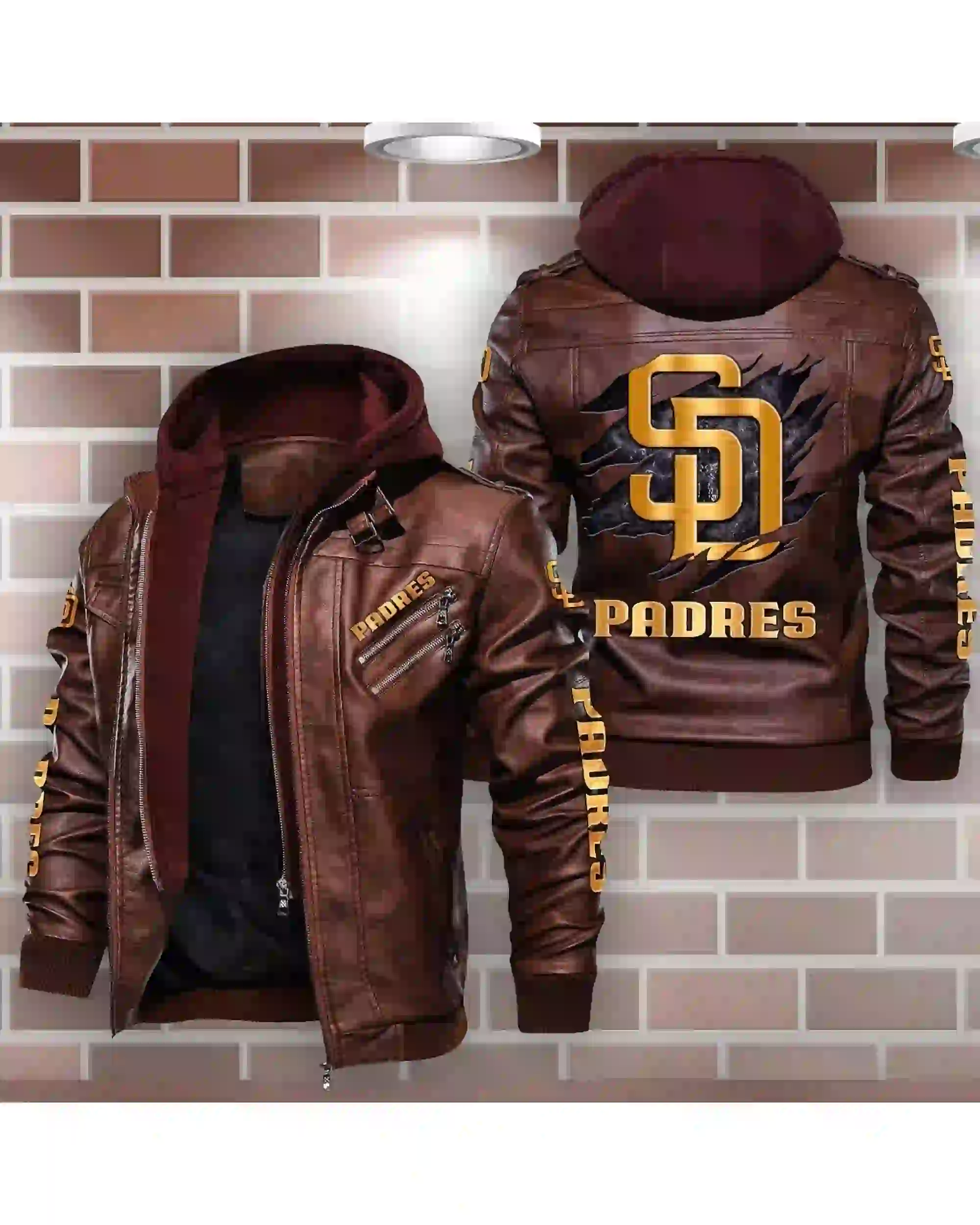 San Diego Padres Leather Jacket - William Jacket