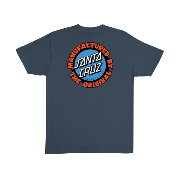 Santa Cruz Speed MFG Dot T-Shirt - Steel Blue