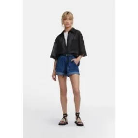 Shorts in denim donna Blu