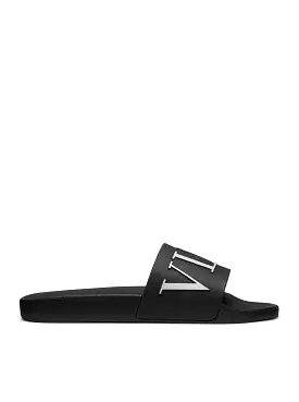 SLIDER VLTN RUBBER SANDAL