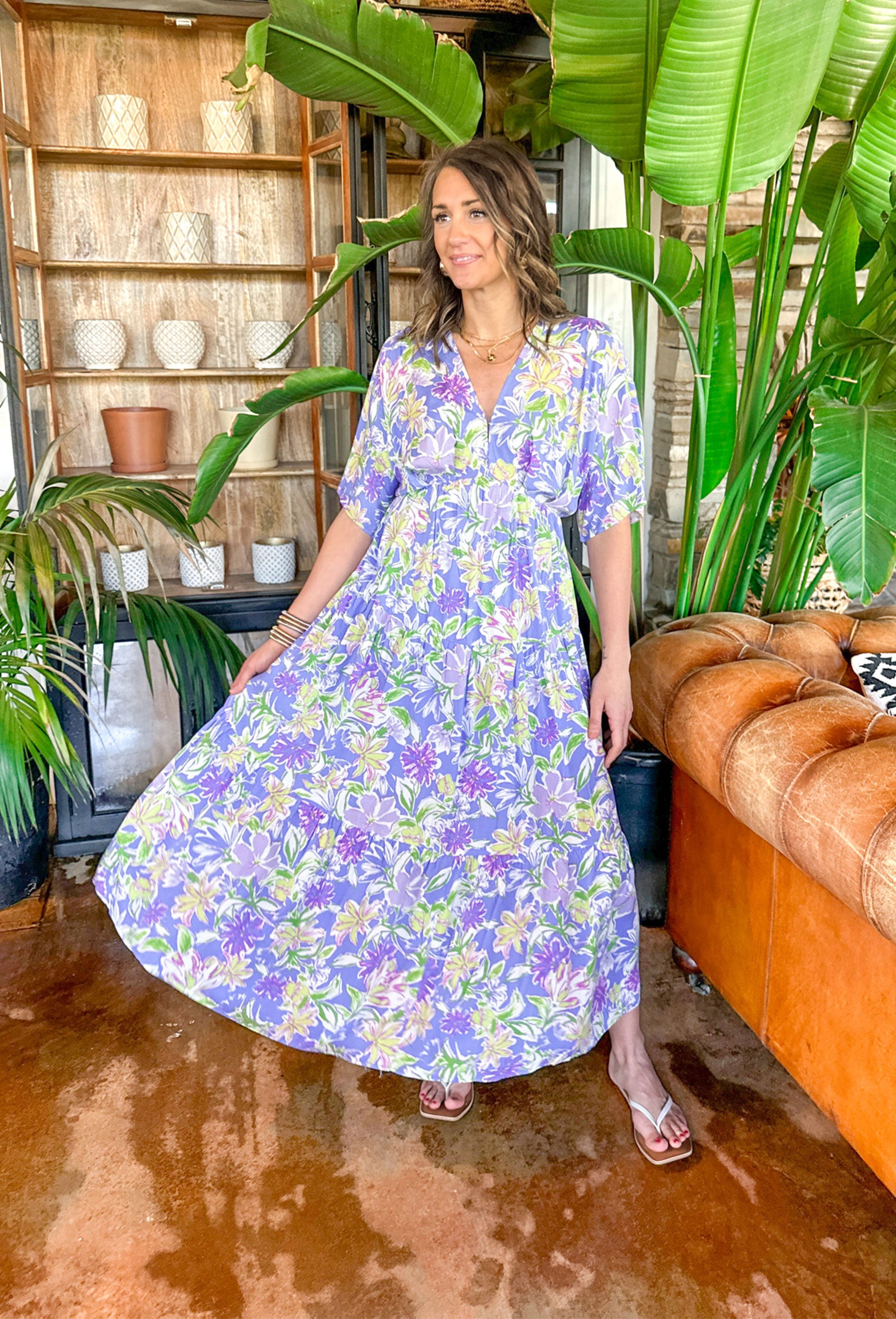 Spring Dream Floral Maxi Dress