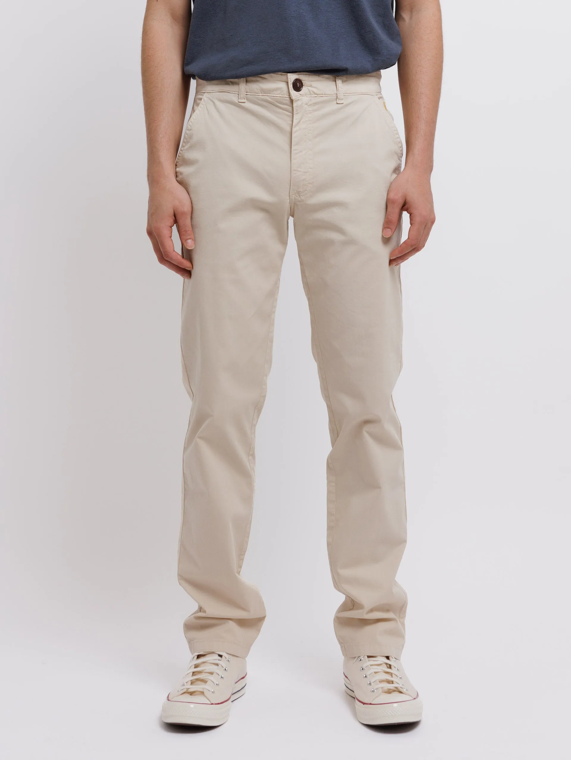 Stretch Poplin Pant - Beige