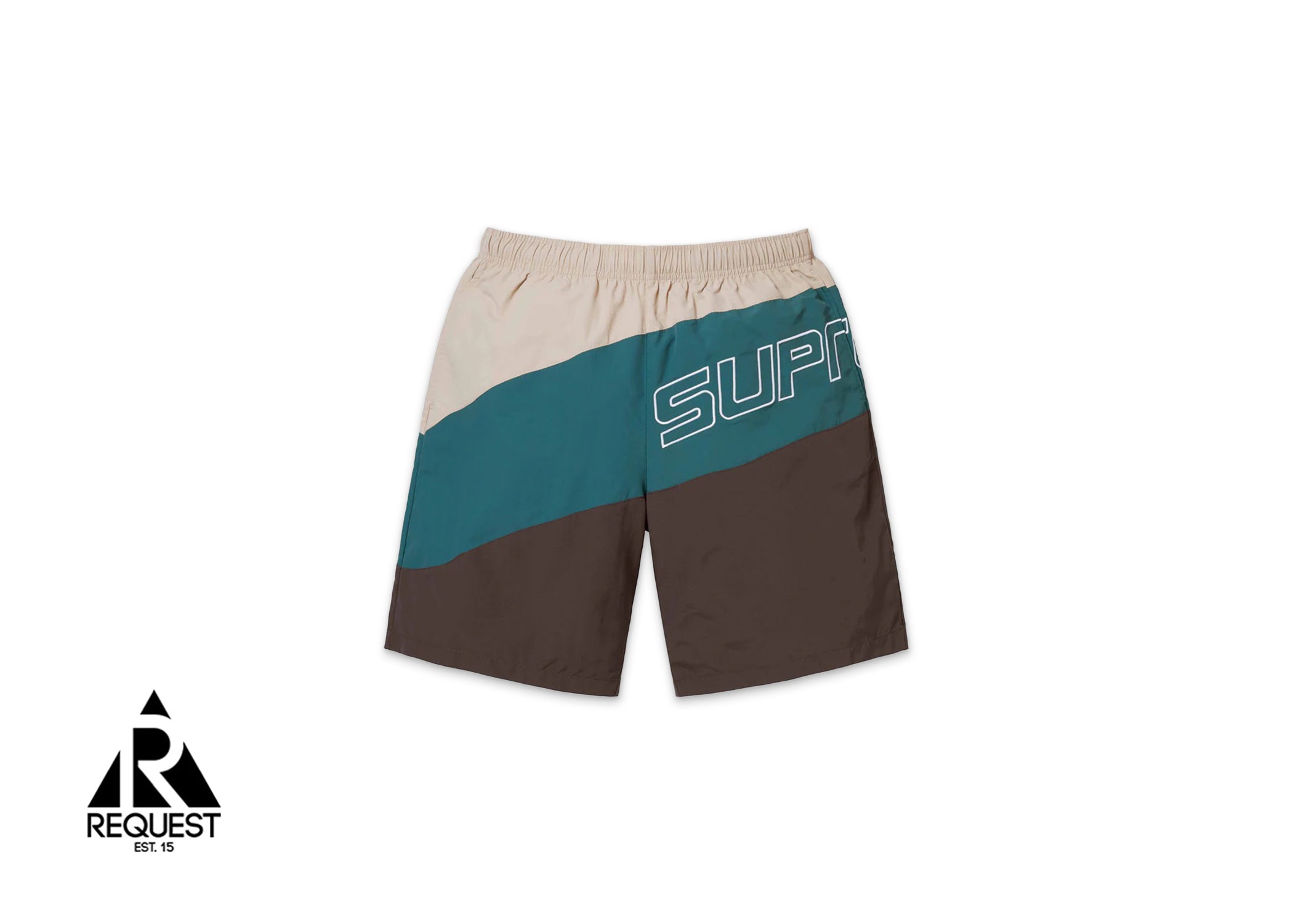 Supreme Curve Nylon Shorts Brown”