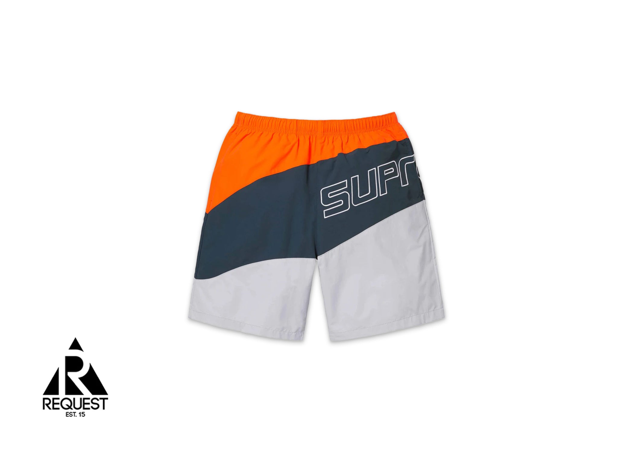 Supreme Curve Nylon Shorts Grey”