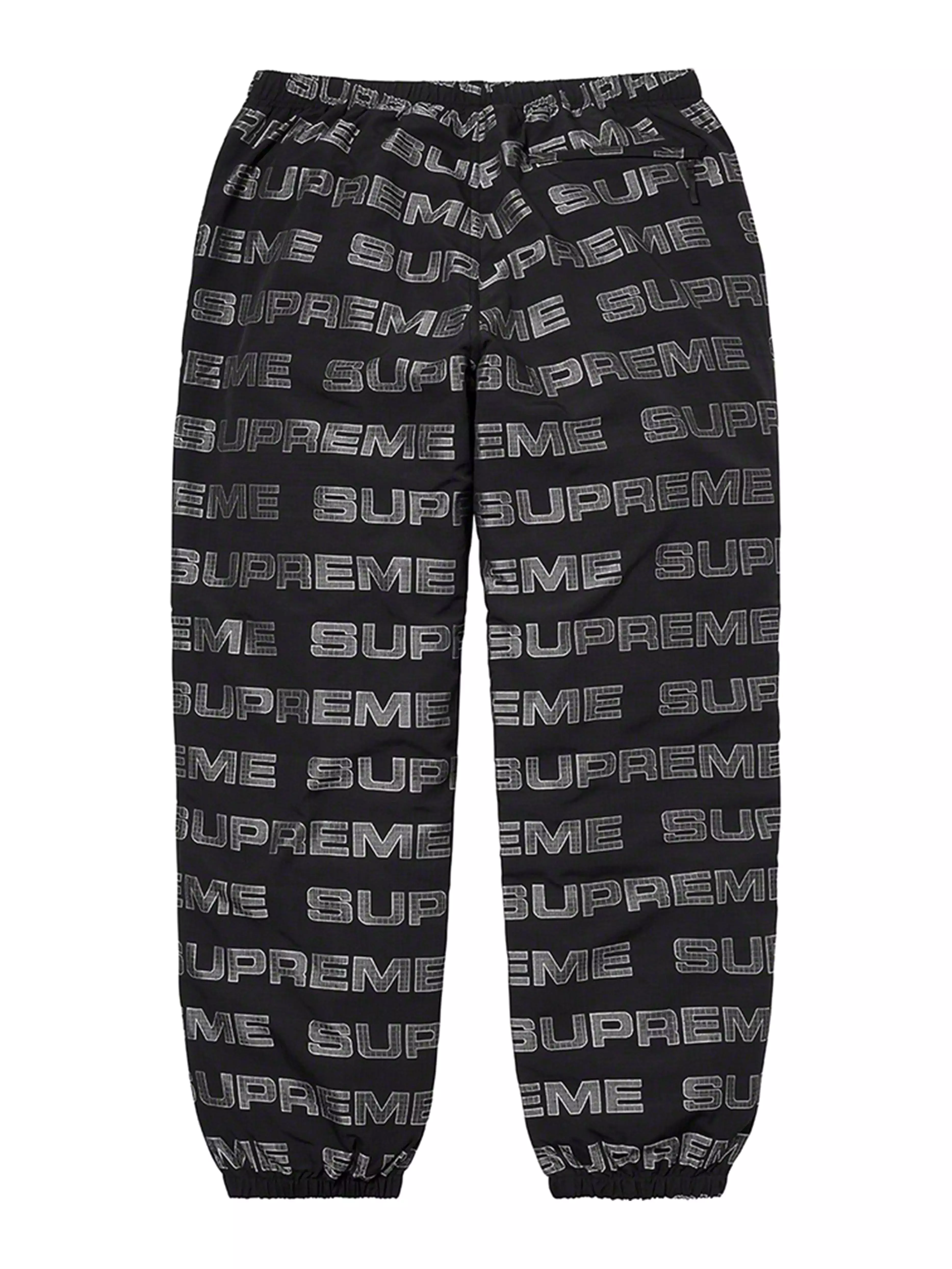 Supreme Logo Ripstop Track Pant Black [FW21]