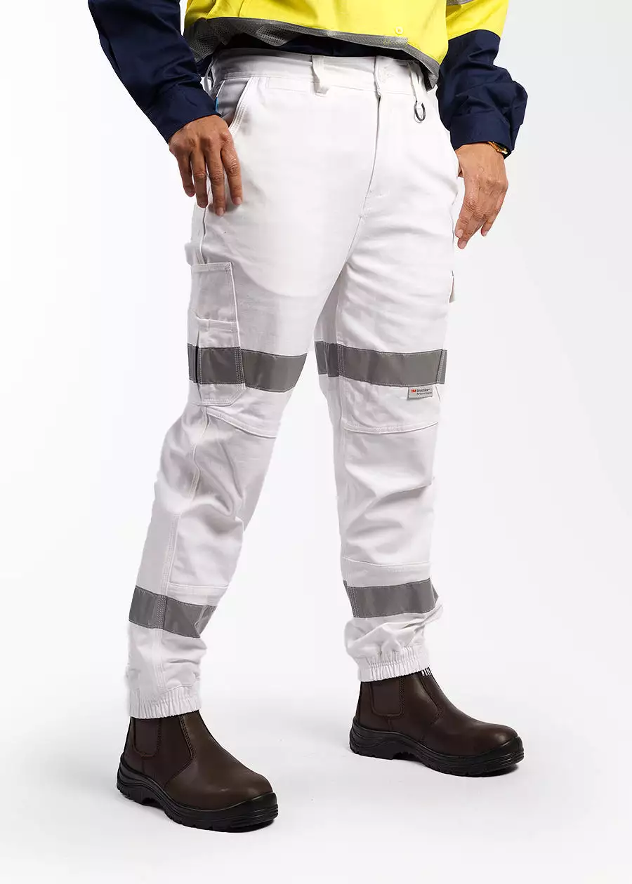 Taped cuffed womens work pant