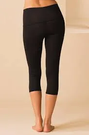 Teeki Black Hot Pant Capri