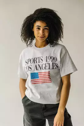 The Sports 1990 Graphic Tee in Ash Gray