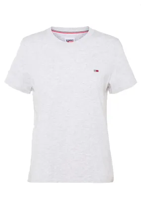 Tommy Hilfiger Women Regular Logo Tee Grey