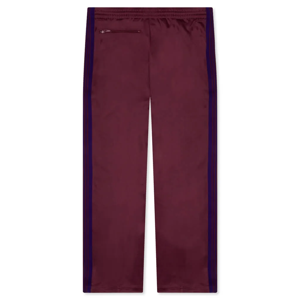 Track Pant Poly Smooth - Wine