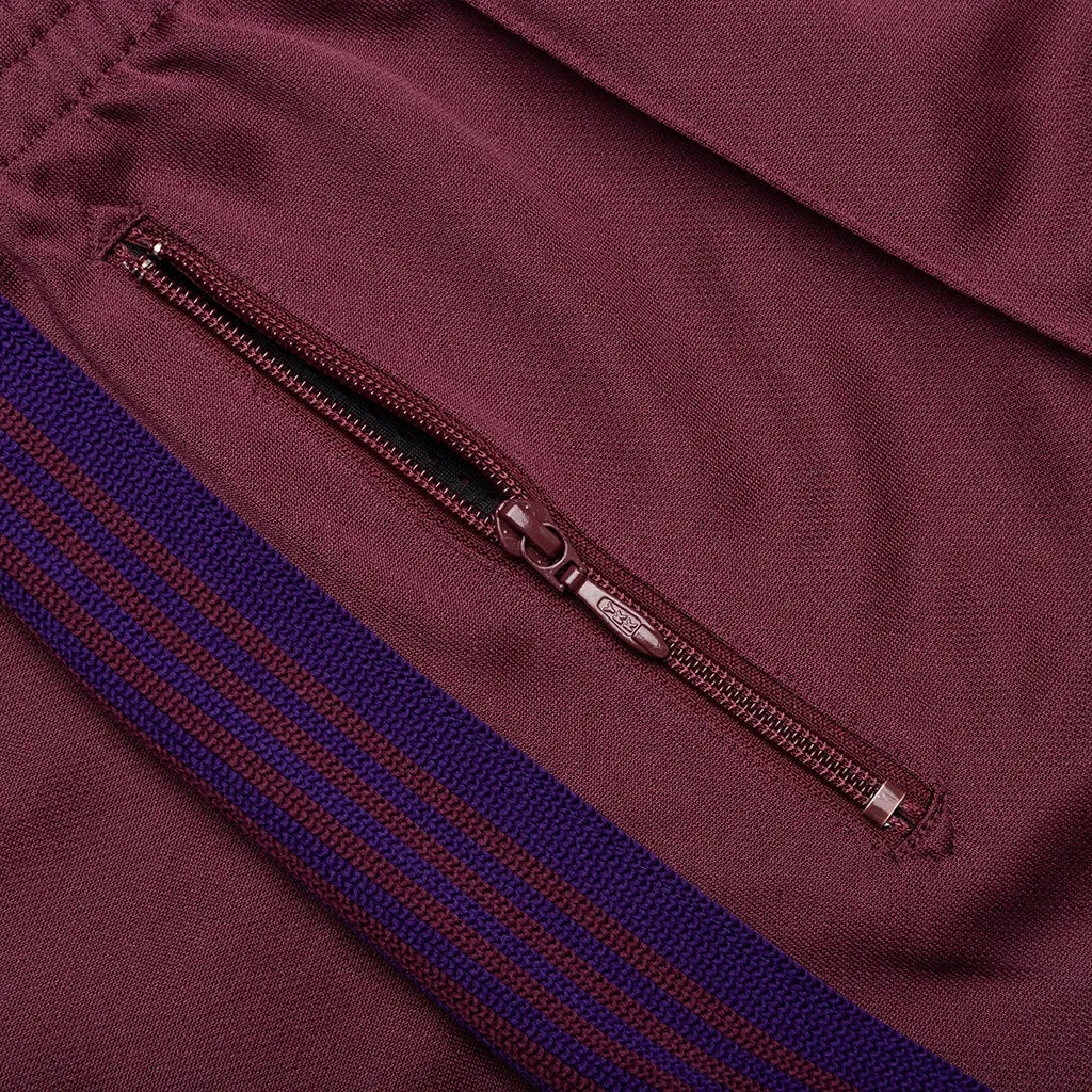 Track Pant Poly Smooth - Wine