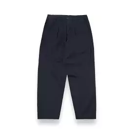 Universal Works Pleated Track Pant 29181 Winter Twill navy