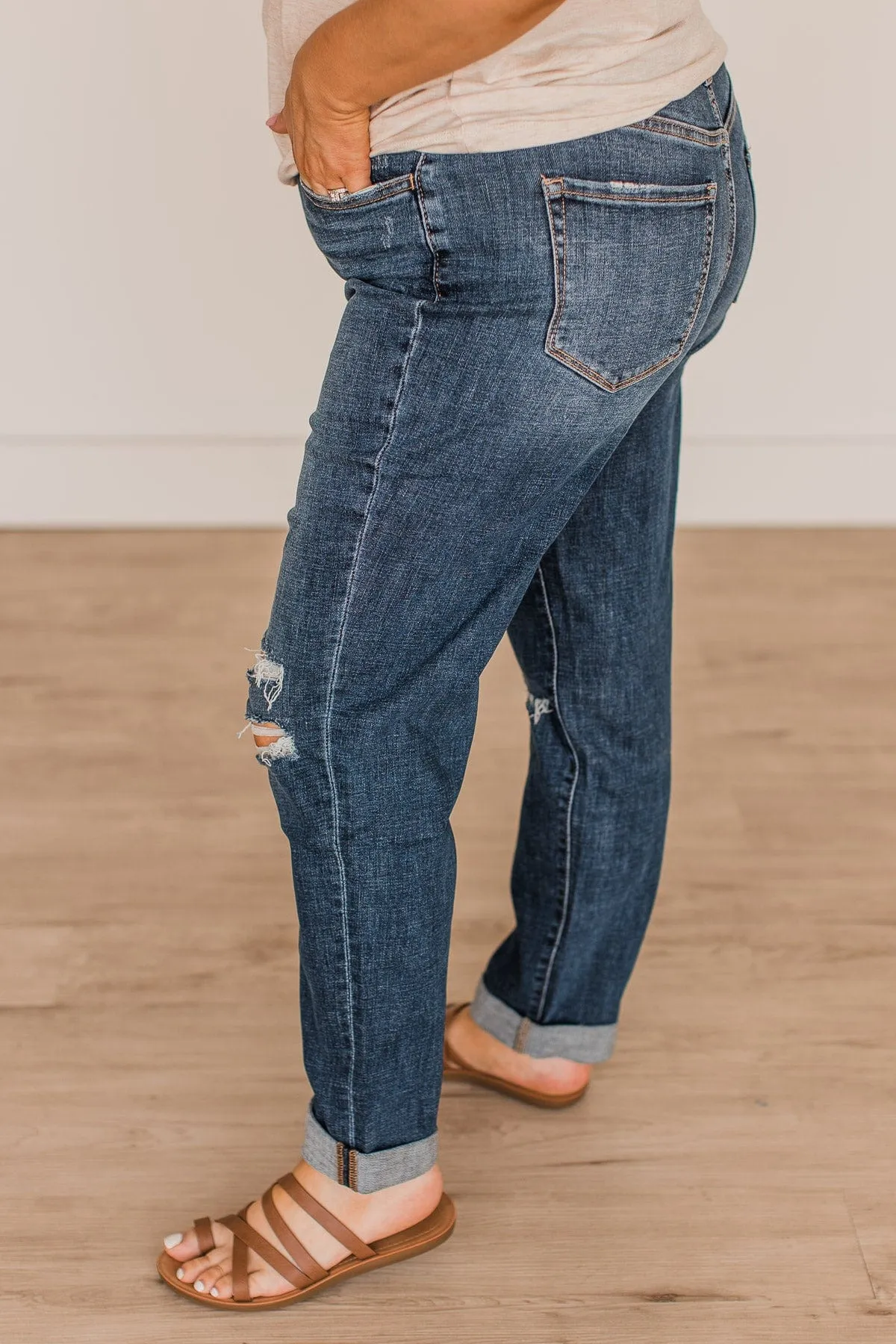 Vervet Stretch Mom Jeans- Amy Wash