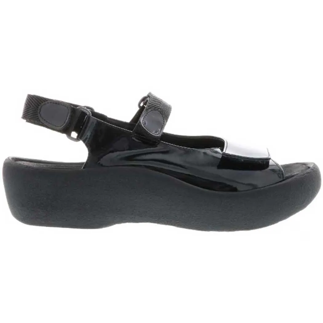 Wolky Jewel Sandal Midland Patent Black 0320420000 (Women's)