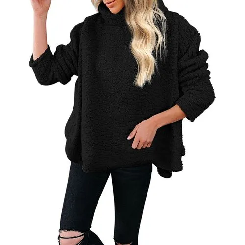 Women's Blouse Long Sleeve Sweaters & Cardigans Fashion Solid Color