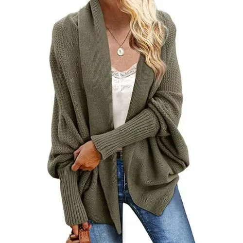 Women's Cardigan Long Sleeve Sweaters & Cardigans Casual Solid Color