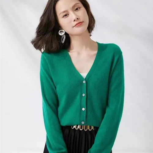 Women's Knitwear Long Sleeve Sweaters & Cardigans Fashion Solid Color