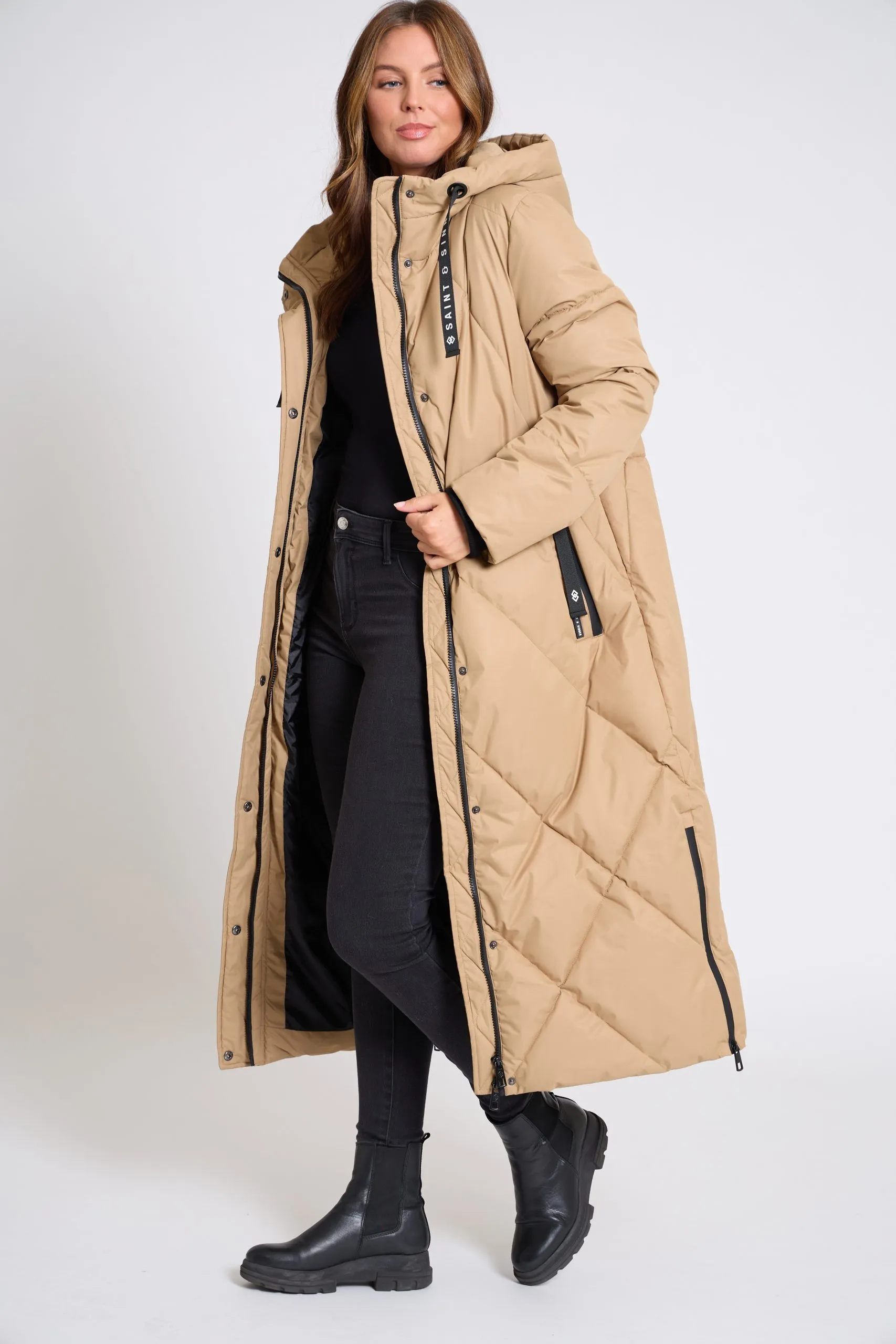 Women’s Long Oversized Padded Hooded Winter Coat