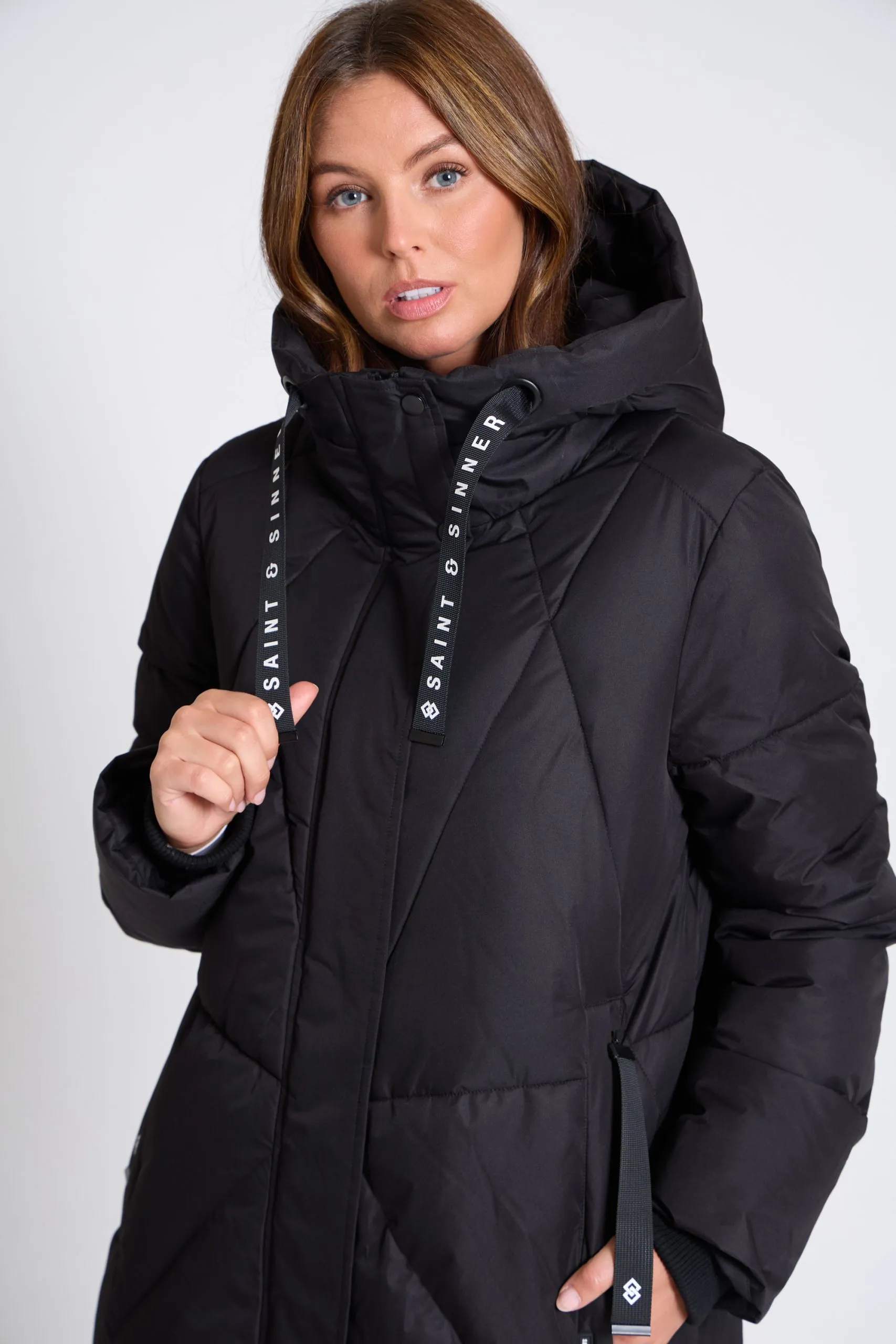 Women’s Long Oversized Padded Hooded Winter Coat