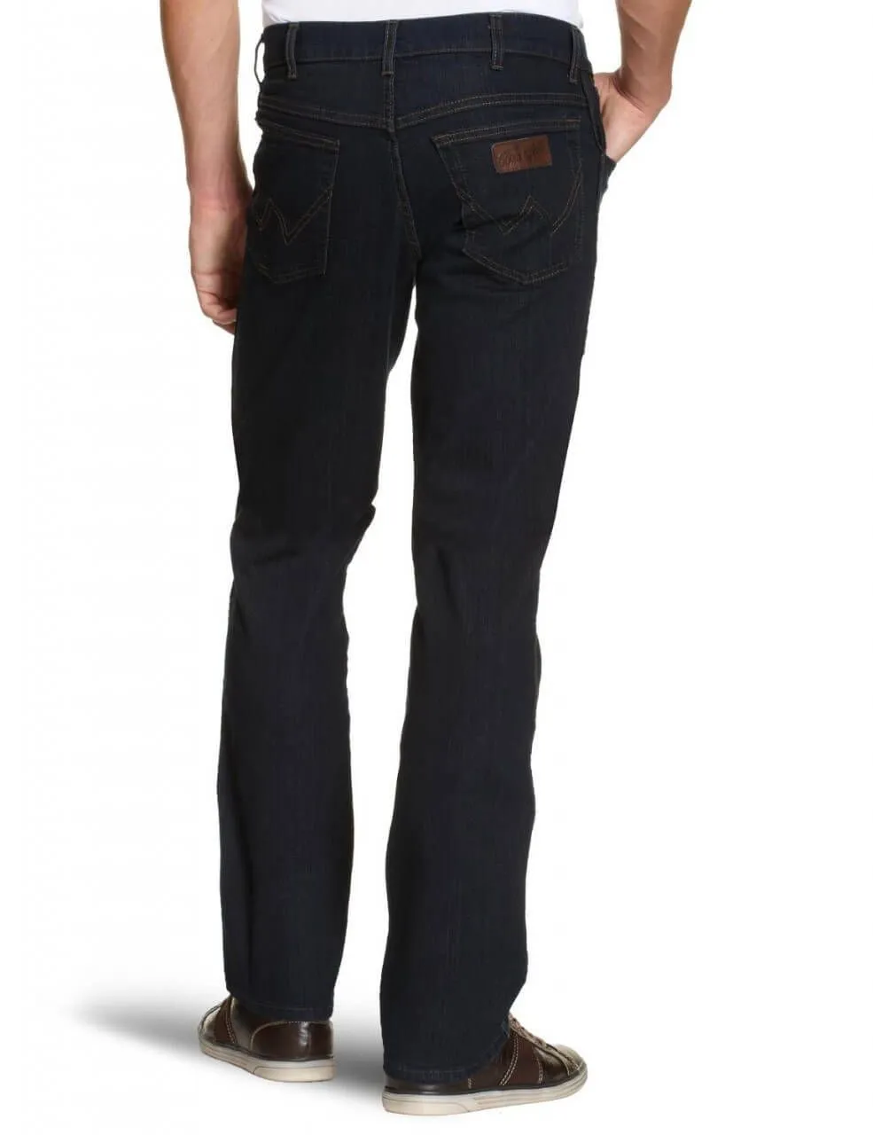 Wrangler Jeans Texas Stretch Denim Blue Black