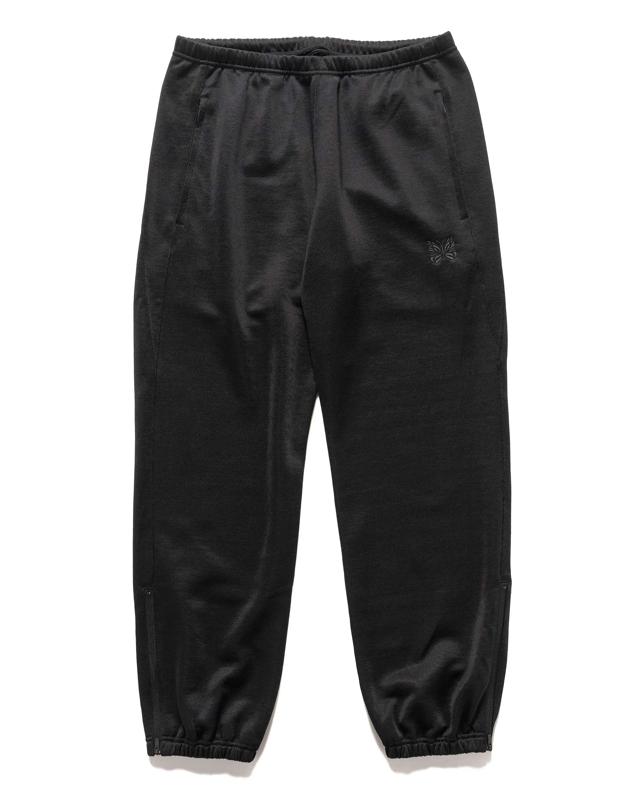 Zipped Sweat Pant - C/PE Bright Jersey Black